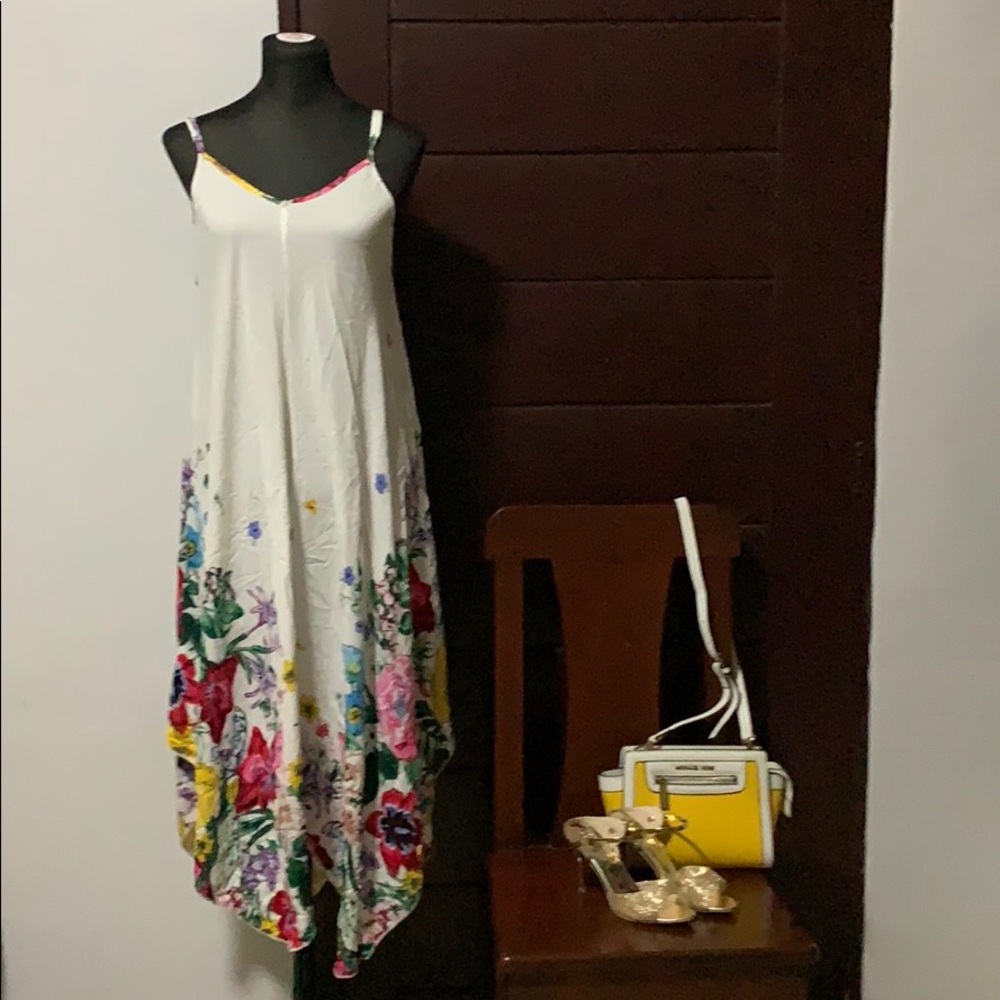 Hawaiian Summer Maxi Dress